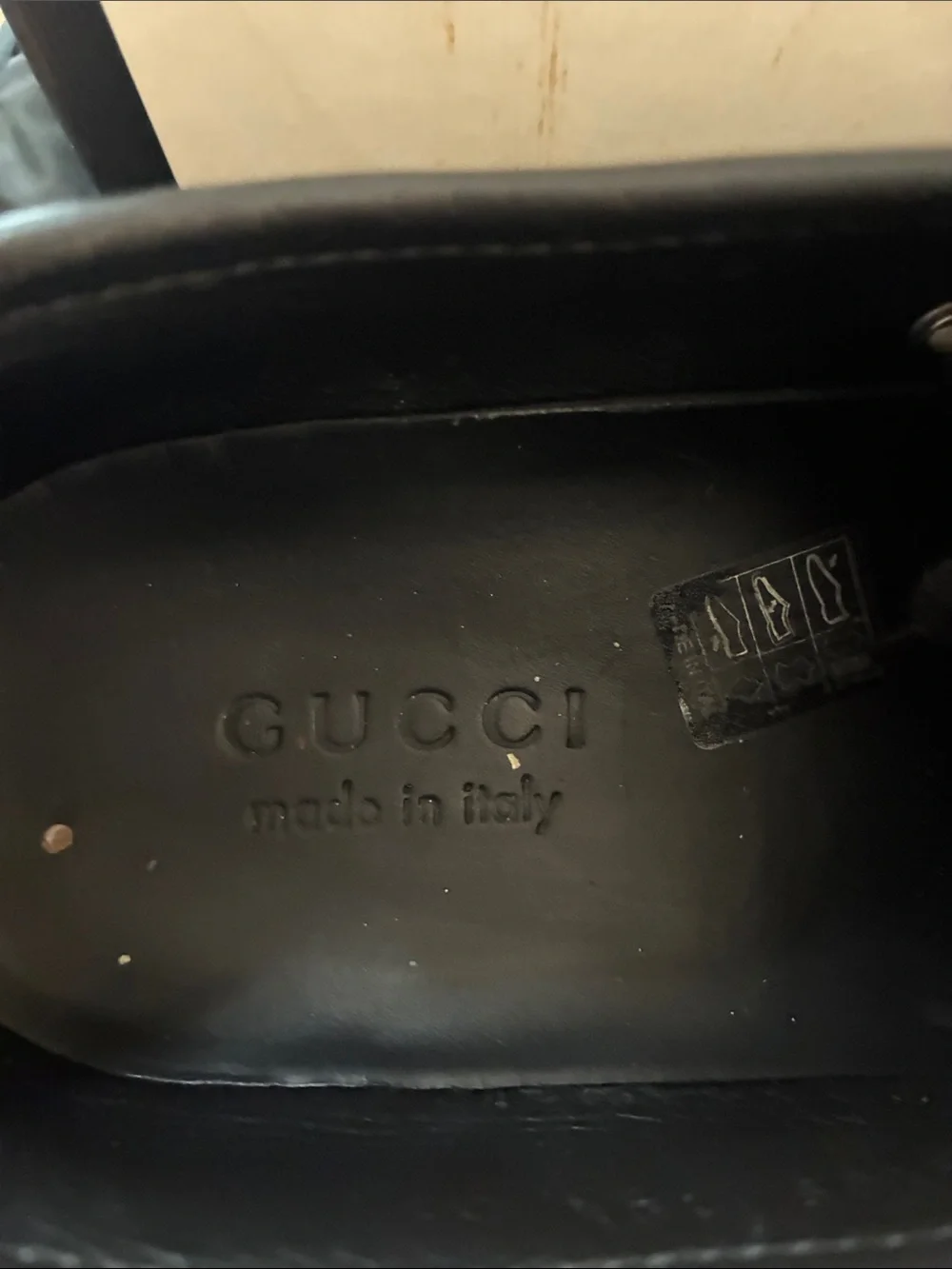 Gucci Men’s Black GG Monogram Low-Top Sneakers